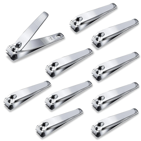 10 Pack Straight Nail Clippers