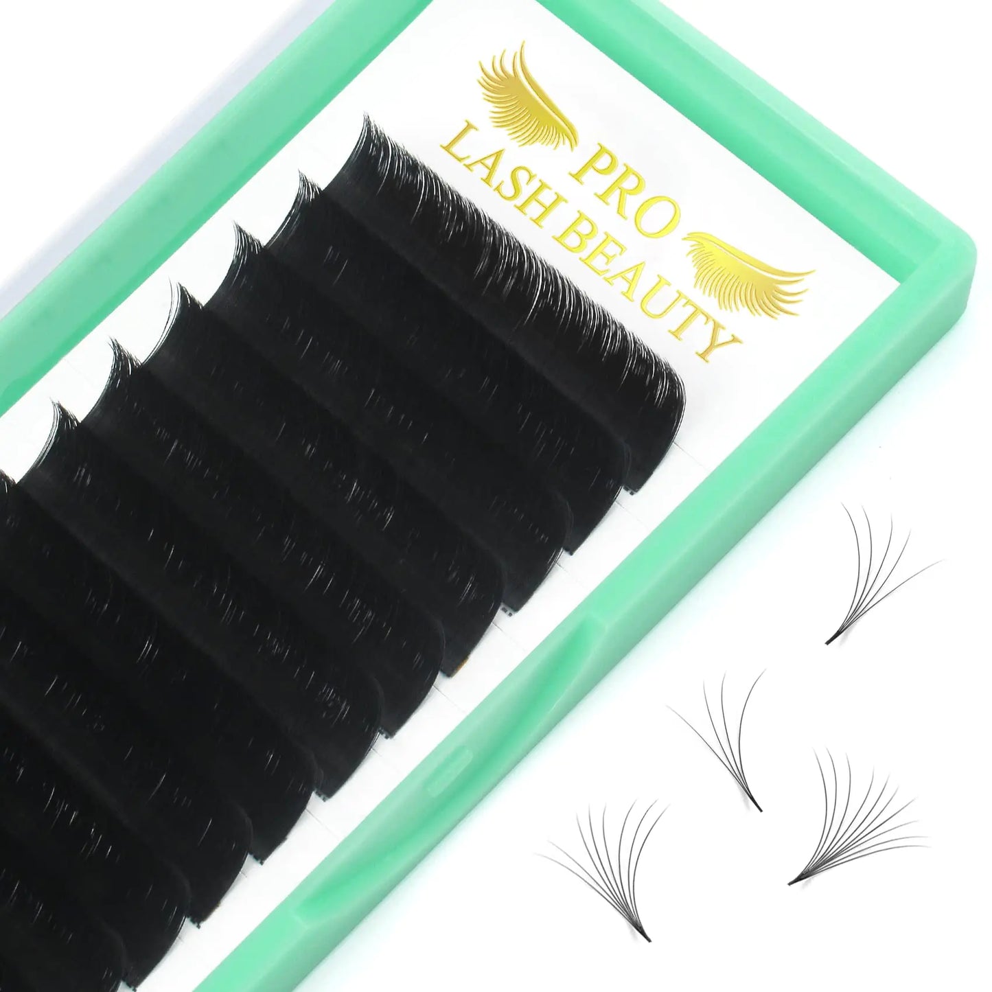 Volume Lash Extensions D-0.07-16 Easy Fan Volume Lashes Flowering Lash Extensions Rapid Blooming Lashes Rapid Blooming Eyelash Extensions 9 to 20 mm Mega Volume Lash Extensions C D curl(D-0.0716mm)
