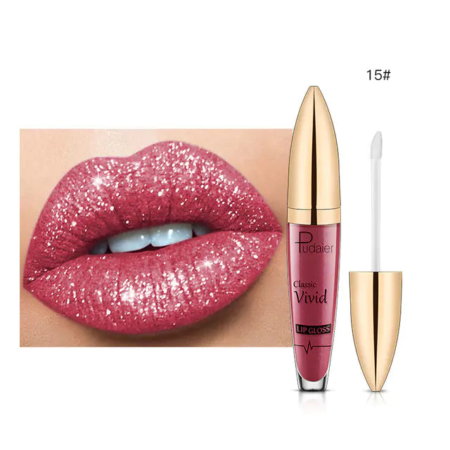 Matte Shimmer Glitter Liquid Lipstick