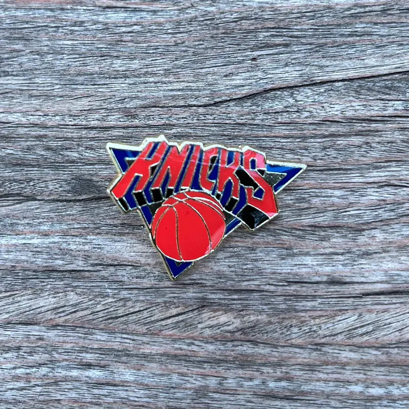 NBA Team Badge Pins - Lakers, Warriors, Bucks, Nets, Clippers