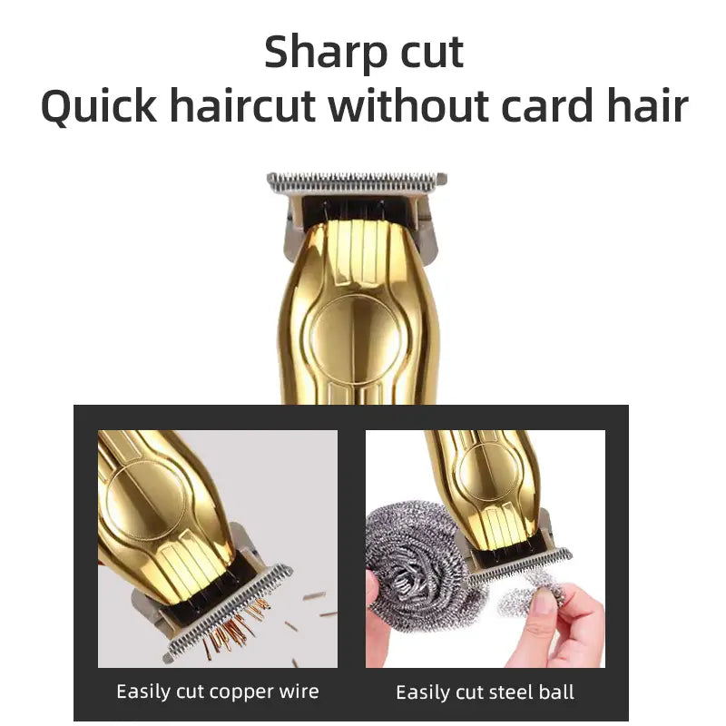 Cordless Rechargeable Professional Hair Clippers for Men