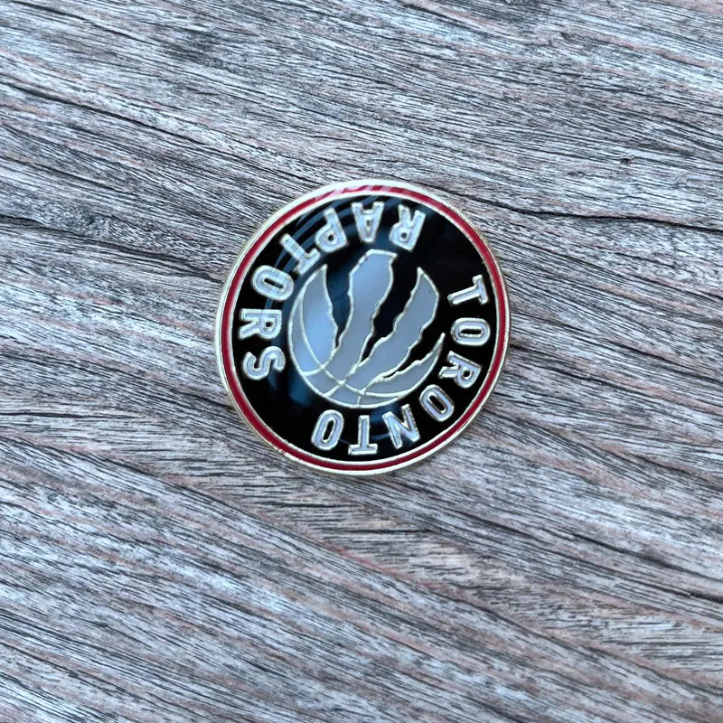 NBA Team Badge Pins - Lakers, Warriors, Bucks, Nets, Clippers