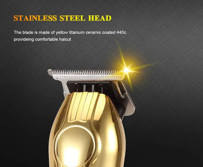 Cordless Rechargeable Professional Hair Clippers for Men