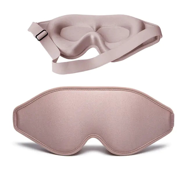 3D Natural Memory Foam Sleep Mask for Comfort