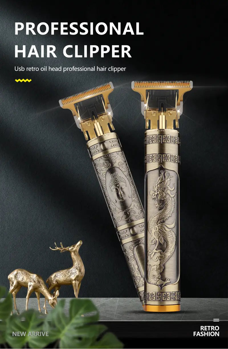 Vintage T9 Electric Hair Clipper for Professional Barbers