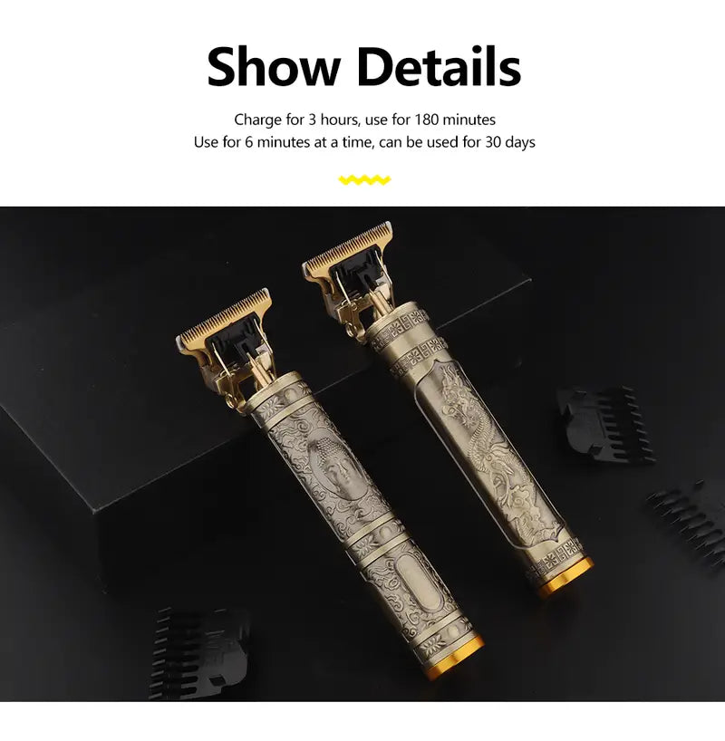 Vintage T9 Electric Hair Clipper for Professional Barbers