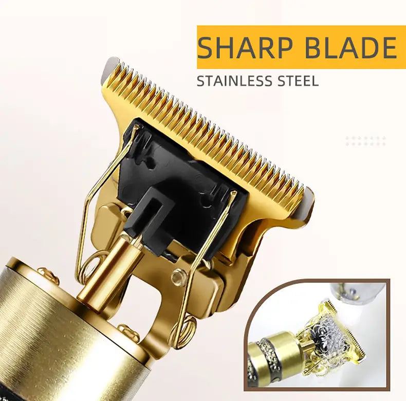 Rechargeable USB Hair Clipper & Trimmer for Barbers