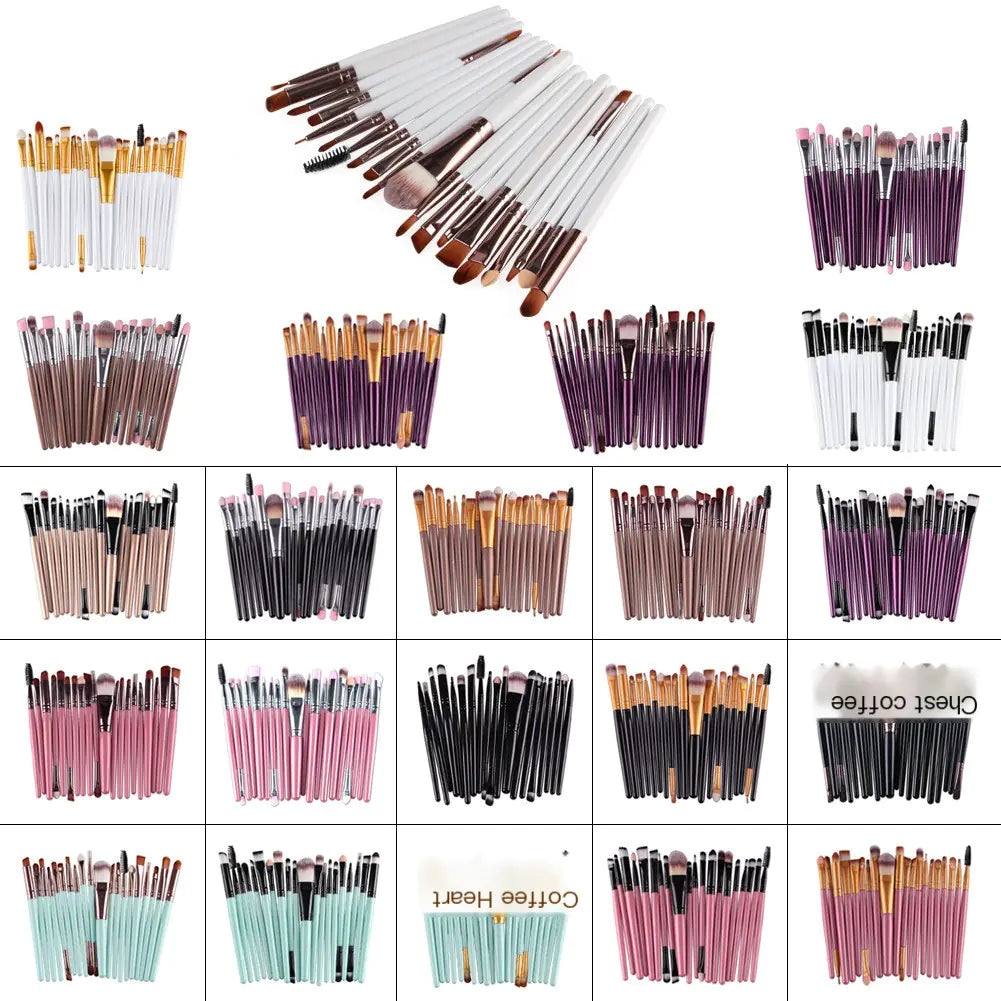 Makeup Brush Set - 20 Professional Beauty Tools