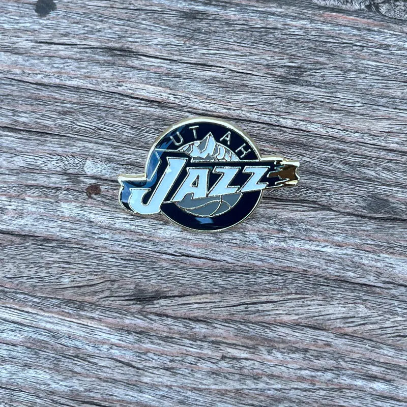 NBA Team Badge Pins - Lakers, Warriors, Bucks, Nets, Clippers