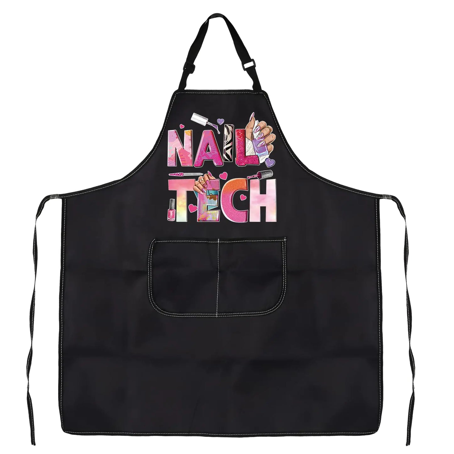 PXTIDY Nail Tech Apron With Pockets