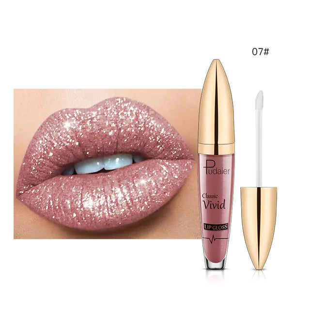 Matte Shimmer Glitter Liquid Lipstick