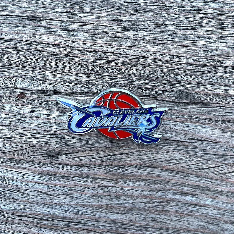 NBA Team Badge Pins - Lakers, Warriors, Bucks, Nets, Clippers