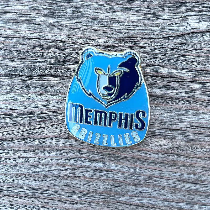 NBA Team Badge Pins - Lakers, Warriors, Bucks, Nets, Clippers