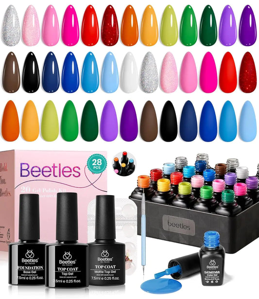 Beetles Gel Polish Set 28Pcs