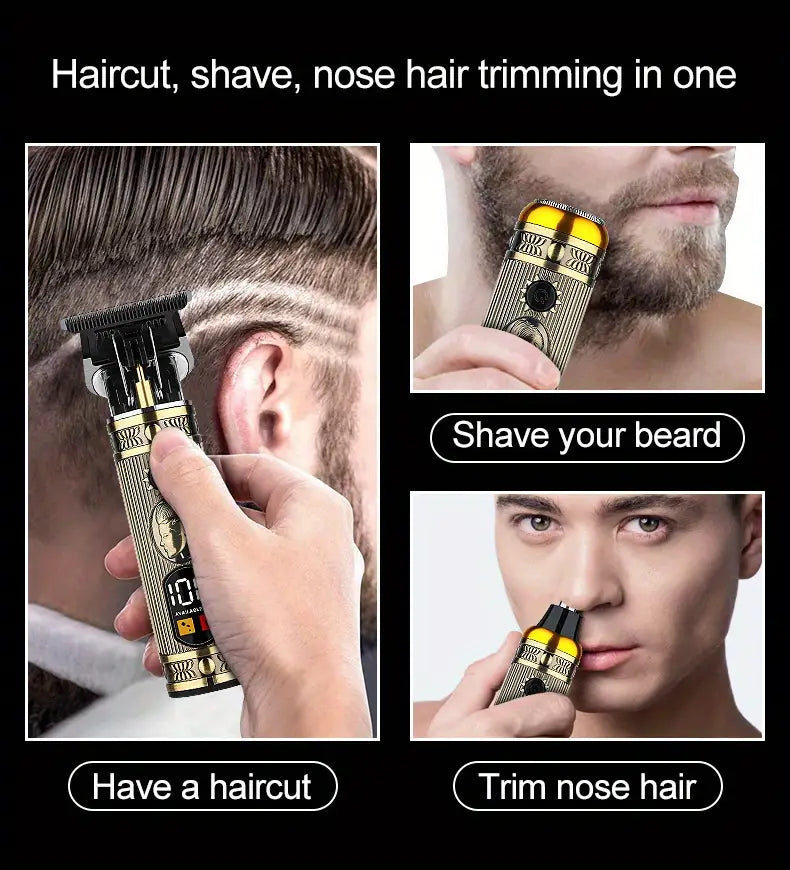 Rechargeable Cordless Electric Hair Clippers Kit