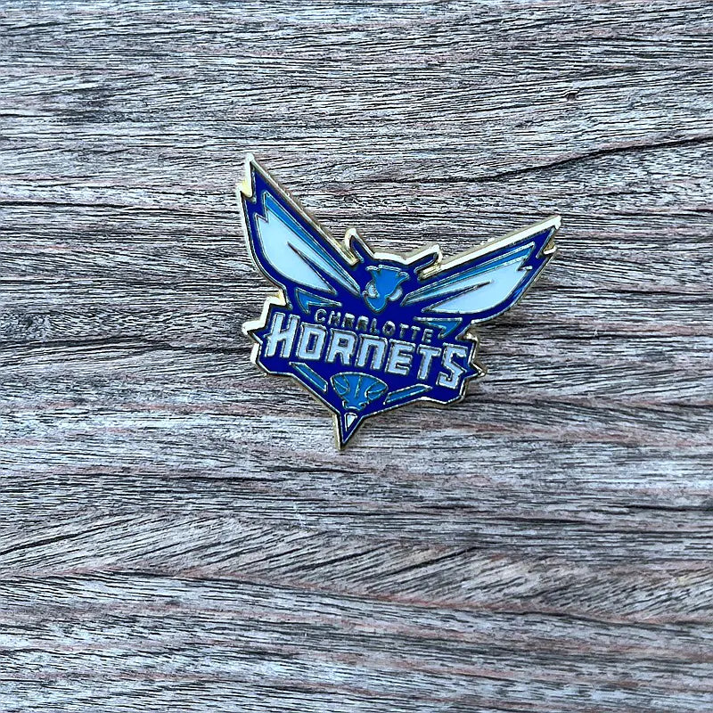 NBA Team Badge Pins - Lakers, Warriors, Bucks, Nets, Clippers
